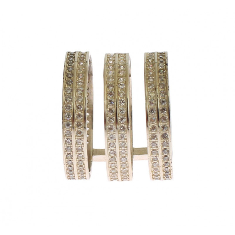 Anello da donna autentico argento sterling 925 CZ trasparente - EU5