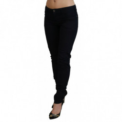 Jeans skinny da donna skinny a vita bassa neri - W27
