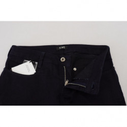 Jeans skinny da donna skinny a vita bassa neri - W27