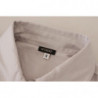 Top senza maniche colletto cotone righe grigio chiaro - IT40-S