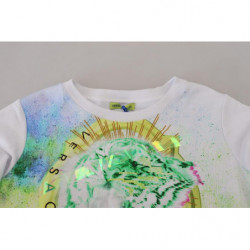 Maglione a maniche lunghe con stampa grafica bianca - IT38-XS