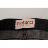 Jeans casual da donna skinny a vita bassa in cotone nero - W28