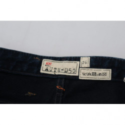 Jeans casual da donna dritti a vita bassa blu - W26