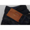 Jeans casual da donna slim fit a vita bassa in cotone blu - W26