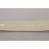 Cintura vita fibbia rotonda logo pelle rosa - 100 CM / 40 INCHES