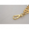 Cintura a catena in vita da donna con logo DG tono oro - S