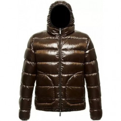 Giacca in nylon marrone - XL