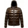 Giacca in nylon marrone - L