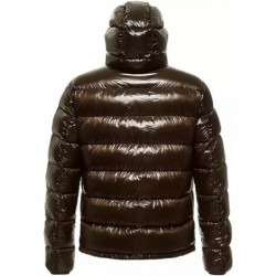 Giacca in nylon marrone - L