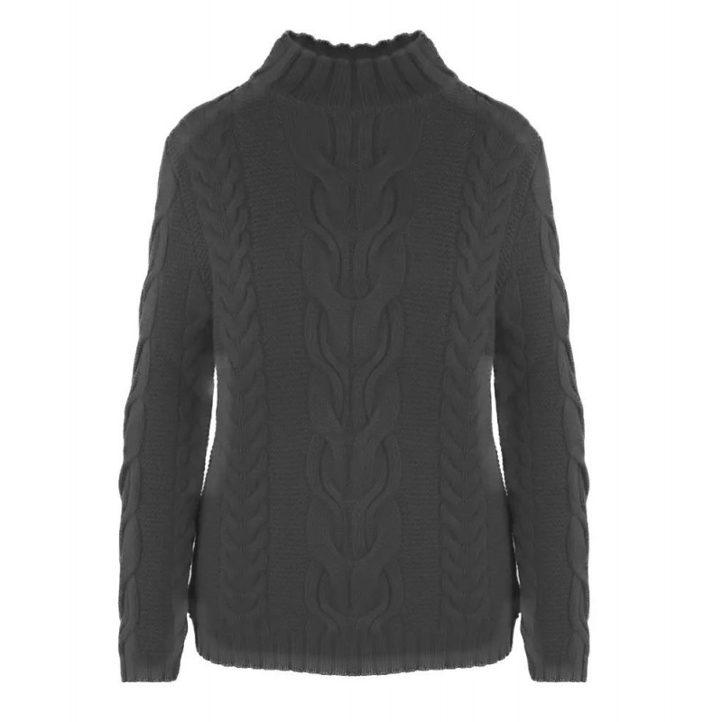 Maglione di lana grigia - XL
