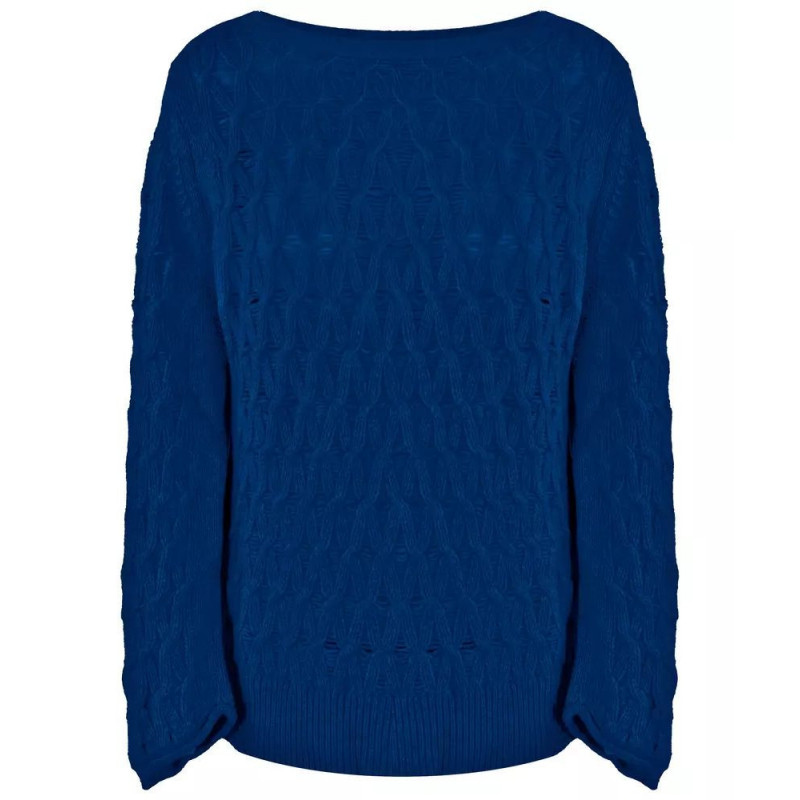 Maglione di lana blu - L