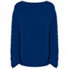 Maglione di lana blu - L