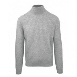 Maglione di lana grigia - XL