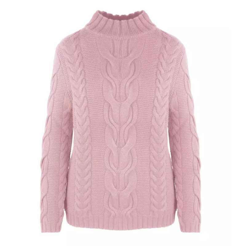 Maglione di lana rosa - XL