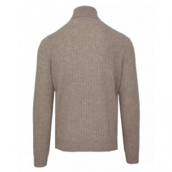 Maglione di lana beige - 3XL