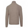 Maglione di lana beige - 3XL