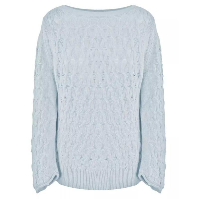 Maglione in Lana Azzurro - XL