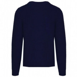 Maglione di lana blu - L