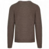 Maglione di lana marrone - 3XL