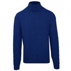 Maglione di lana blu - L