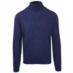 Maglione di lana blu - 3XL