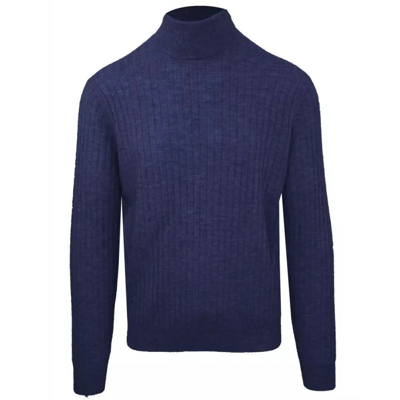 Maglione di lana blu - 3XL