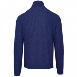 Maglione di lana blu - 3XL