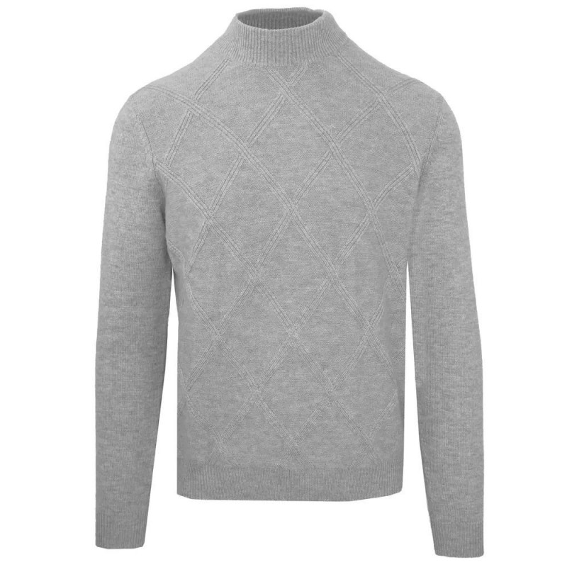 Maglione di lana grigia - M