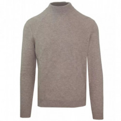 Maglione di lana beige - 3XL