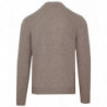 Maglione di lana beige - 3XL