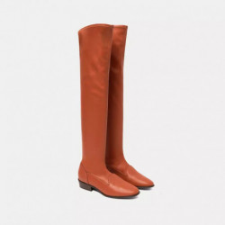 Stivale in pelle marrone - EU41/US11