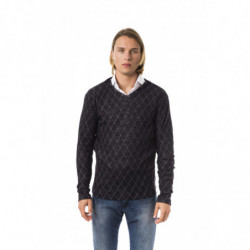 Maglione in cotone nero - S