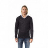 Maglione in cotone nero - S