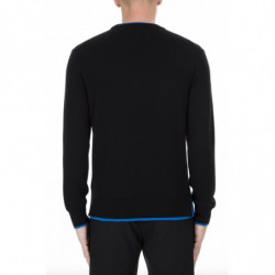 Maglione in cotone nero - S