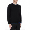 Maglione in cotone nero - S