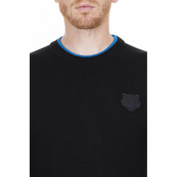Maglione in cotone nero - S