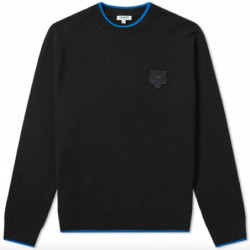 Maglione in cotone nero - S