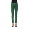 Jeans e pantaloni in cotone verde - W25