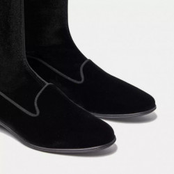 Stivale in pelle nera - EU39/US9