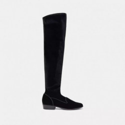 Stivale in pelle nera -...