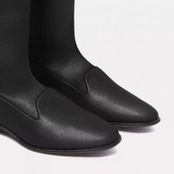 Stivale in pelle nera - EU37/US7