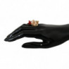 Accessorio beige marchio animali domestici Anello resina ottone dor