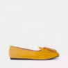 Scarpa piatta in pelle gialla - EU38/US8