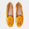 Scarpa piatta in pelle gialla - EU38/US8