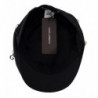 Cappello da uomo strillone decorato in cotone nero - 58 CM-M