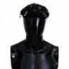 Cappello da uomo strillone decorato in cotone nero - 58 CM-M