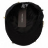 Cappello da uomo strillone decorato in cotone nero - 58 CM-M
