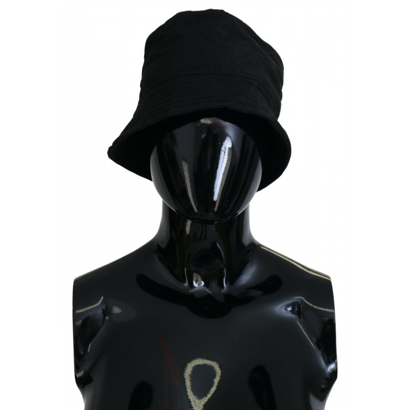 Cappello da pescatore da donna in nylon nero - 57 CM-S