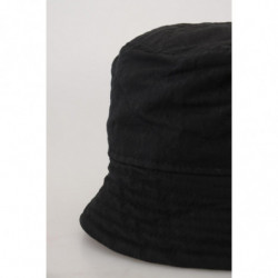 Cappello da pescatore da donna in nylon nero - 57 CM-S