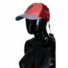 Cappello da baseball in pizzo floreale con logo multicolore - 57 CM-S